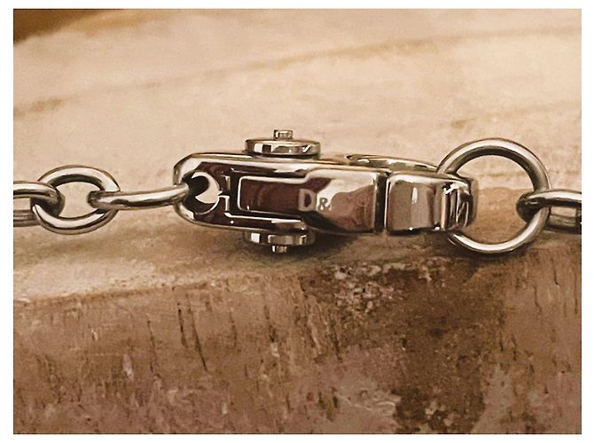 Stupenda collana DOLCE & GABBANA acciaio con perle nere, bianche, cuore Arancione - vista 6