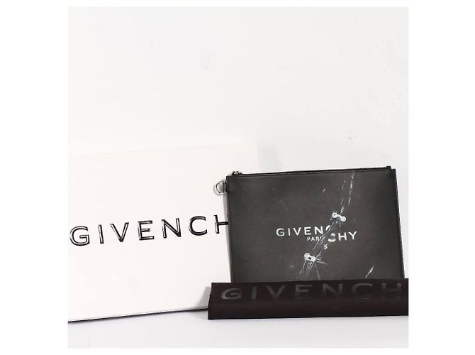 Pochette con stampa grafica di Givenchy Nero - vista 7