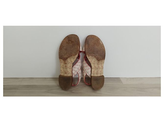 Sandali Fendi in pelle multicolore - vista 12