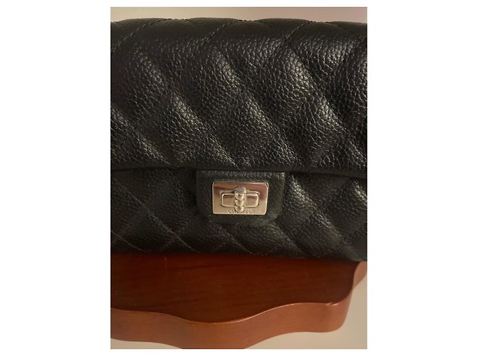 Mademoiselle Chanel Hermosa riñonera 2.55 VENDIMIA Negro - vista 2