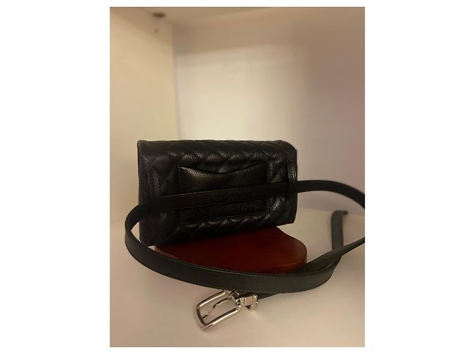 Mademoiselle Chanel Hermosa riñonera 2.55 VENDIMIA Negro - vista 3