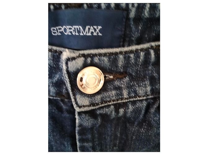 Vaqueros Sportmax de denim azul - vista 6