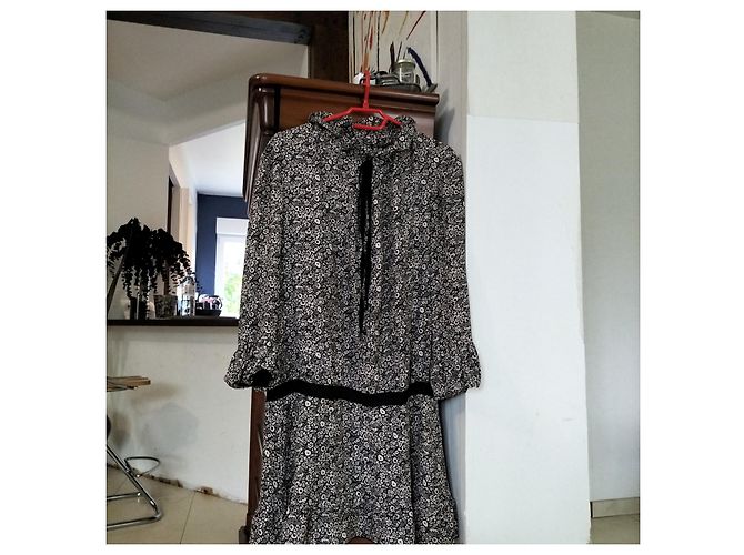 Vestido Anna Sui de algodón negro - vista 7