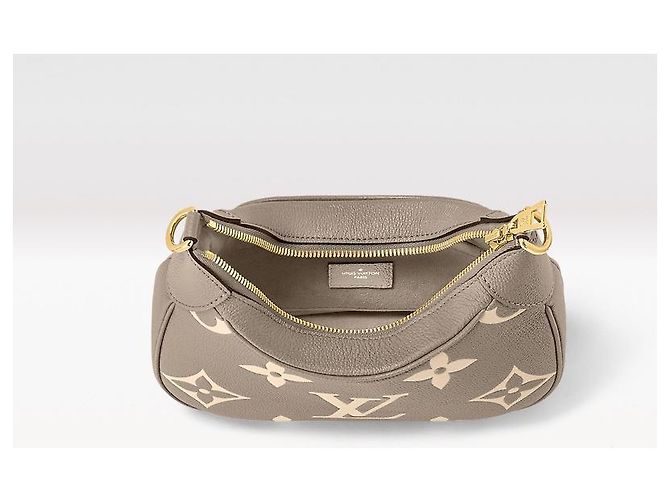 Louis Vuitton Bagatelle Monogram Empreinte Ledertasche Grau - Ansicht 2