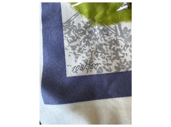 Couverture Loro Piana en cachemire Wimbledon Tennis Multicolore - vista 5