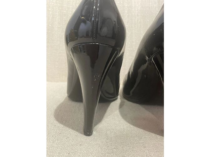 PRADA Absätze T.EU 38.5 Lackleder Grau - Ansicht 5