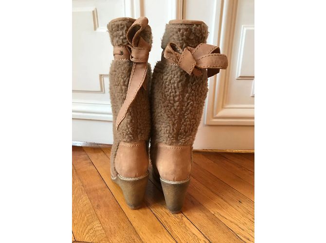 Chloé Botas CHLOE T.EU 37.5 Ante Camello - vista 3