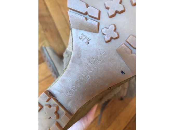 Chloé Botas CHLOE T.EU 37.5 Ante Camello - vista 5