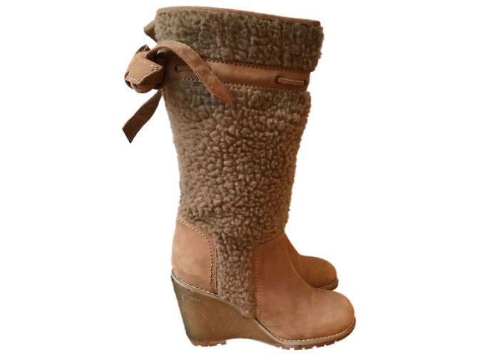 Chloé Botas CHLOE T.EU 37.5 Ante Camello - vista 6