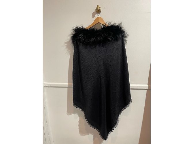 FENDI Cachecóis T. Lã Preto - vista 3