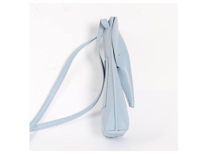 Borsa Loewe Elefante azzurro in pelle di vitello Blu chiaro - vista 4