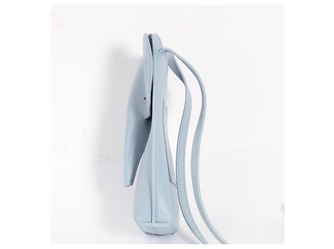 Borsa Loewe Elefante azzurro in pelle di vitello Blu chiaro - vista 5