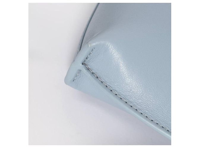Borsa Loewe Elefante azzurro in pelle di vitello Blu chiaro - vista 7