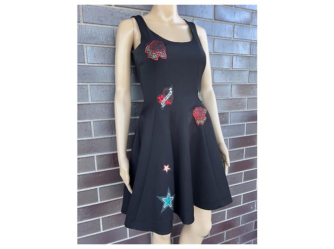 Philipp Plein Kleid Schwarz Polyester - Ansicht 5