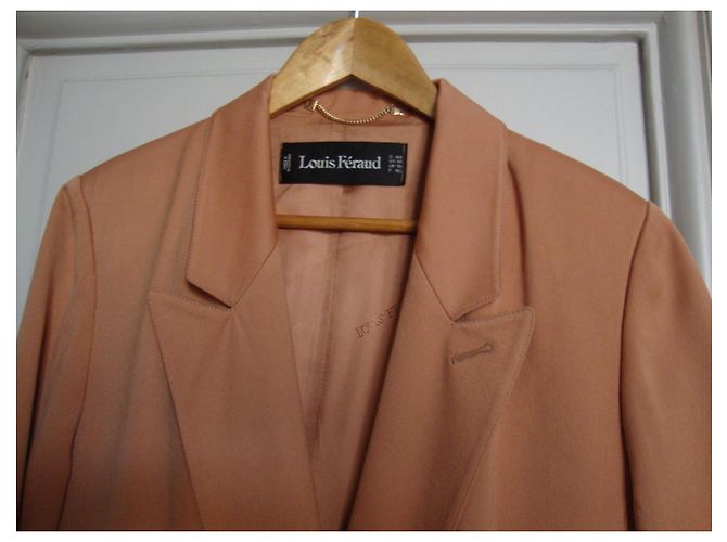 Blazer Louis Féraud de lana coral pastel - vista 2