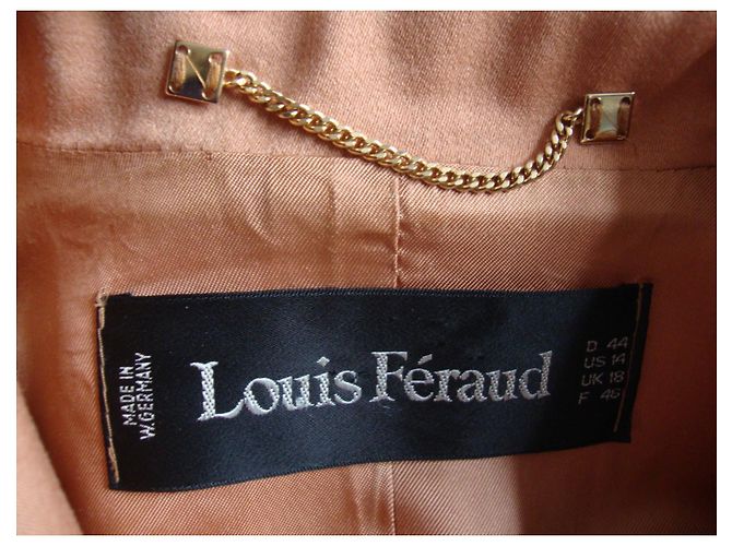 Blazer Louis Féraud de lana coral pastel - vista 4