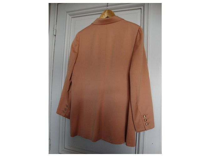 Blazer Louis Féraud de lana coral pastel - vista 5