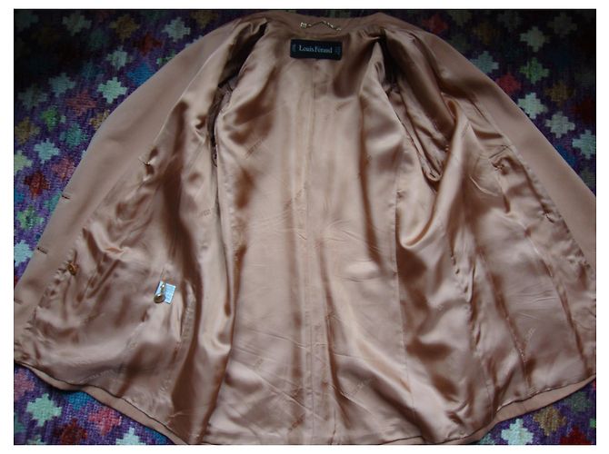 Blazer Louis Féraud de lana coral pastel - vista 7