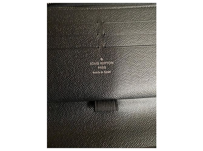 Louis Vuitton Zippy Organiser Damier Graphite Grigio - vista 14