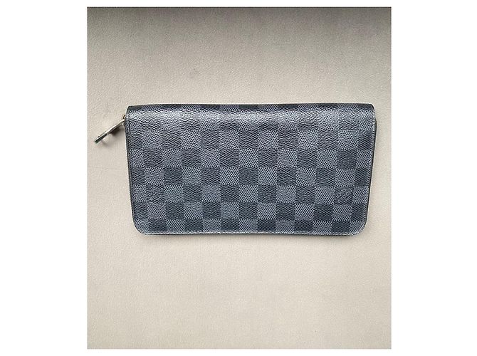 Louis Vuitton Zippy Organiser Damier Graphite Grigio - vista 2