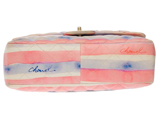 Sac Chanel Timeless/Classico in Pelle Multicolor - 101723 Multicolore - vista 11