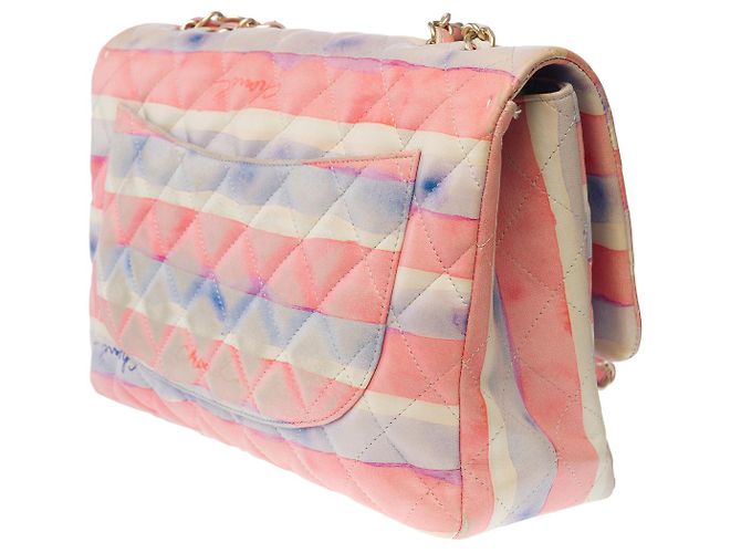 Sac Chanel Timeless/Classico in Pelle Multicolor - 101723 Multicolore - vista 6