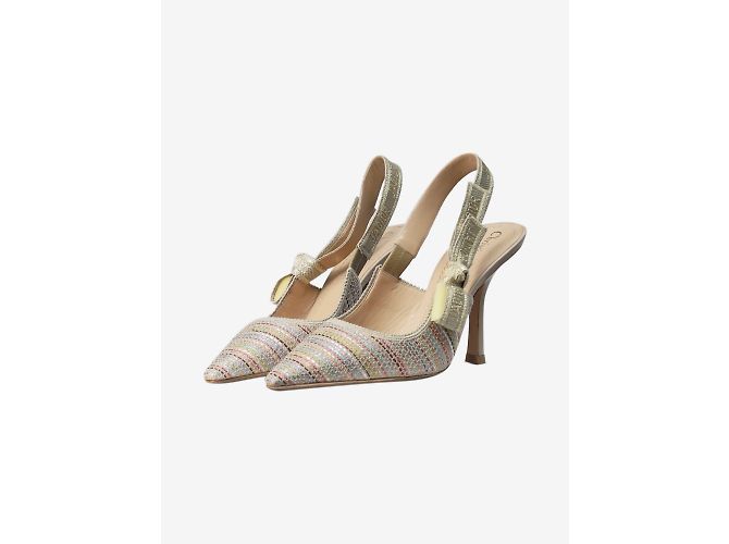 Goldene J'Adior Slingback-Pumps – Größe EU 37 - Ansicht 3