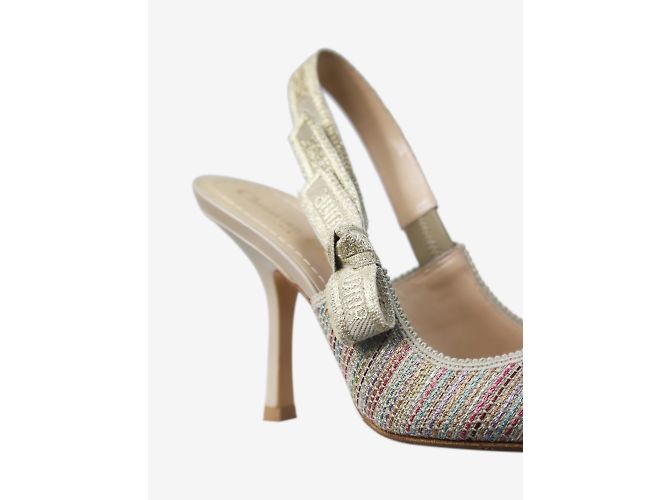 Goldene J'Adior Slingback-Pumps – Größe EU 37 - Ansicht 4