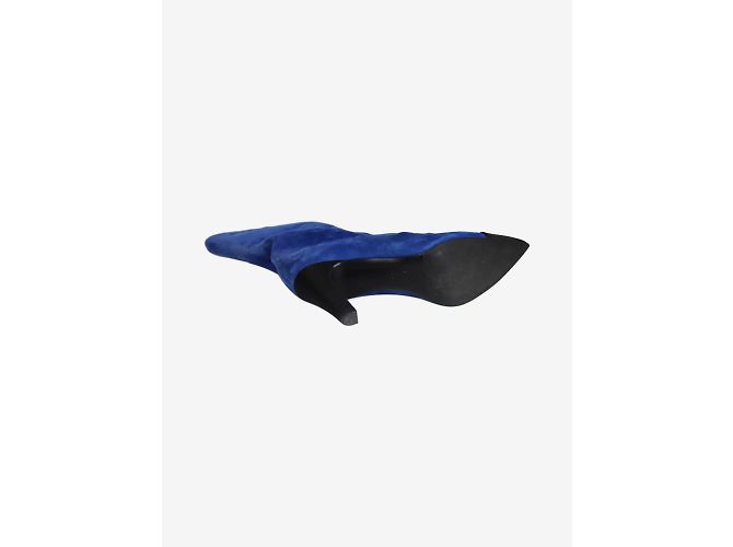 Gabrielle Chanel Blue suede pointed toe boots - size EU 36.5 - view 8