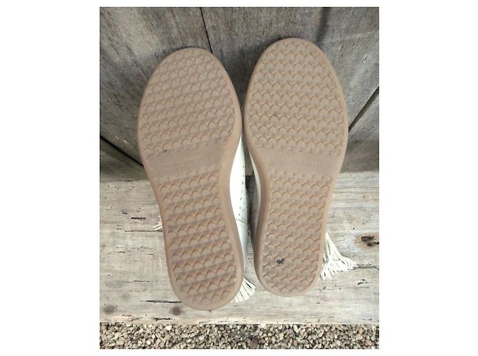 Botines Isabel Marant Basley de ante eggshell Blanco roto - vista 6