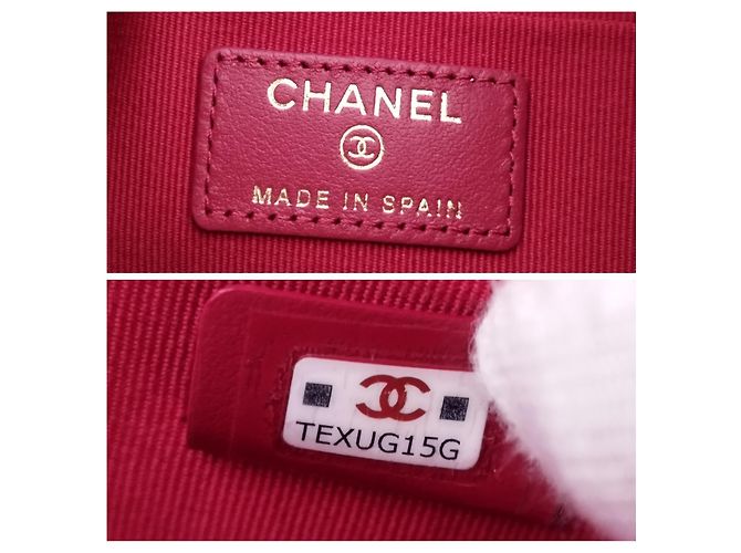Clutch Chanel 19 in pelle di agnello nera Nero - vista 9