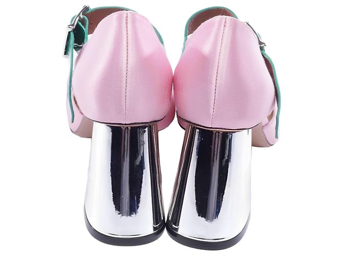 Marni Riemchen-Pumps Rosa Seide Pink - Ansicht 3