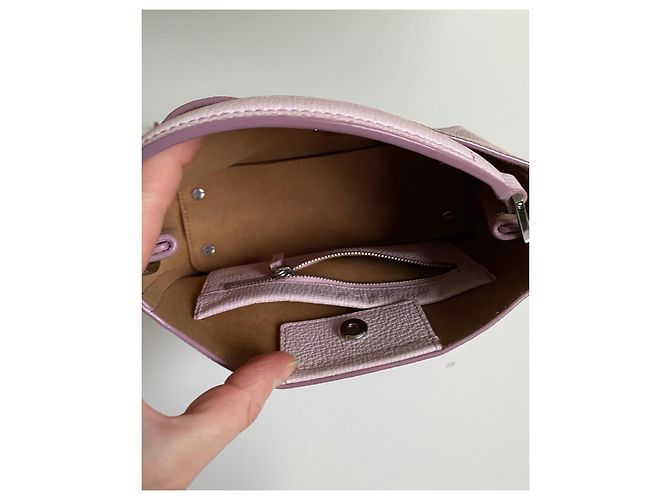 Borsa MCM in pelle rosa - vista 13
