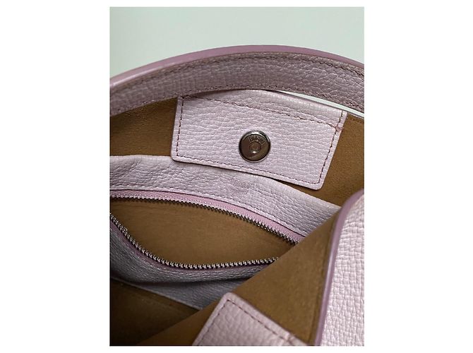 Borsa MCM in pelle rosa - vista 14
