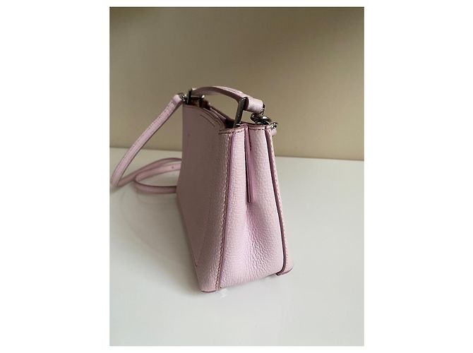 Borsa MCM in pelle rosa - vista 3