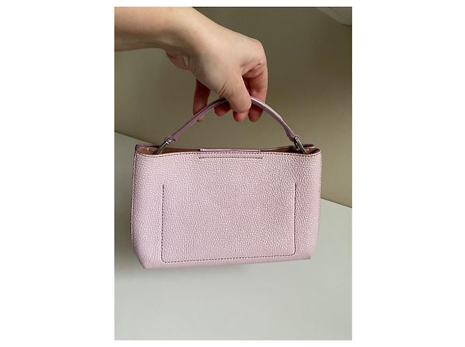 Borsa MCM in pelle rosa - vista 6