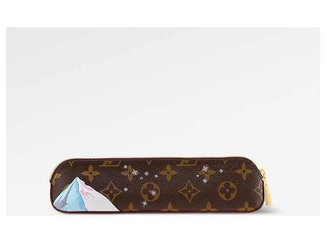 Louis Vuitton Astuccio per matita LV Elizabeth Pattinaggio su ghiaccio natalizio Multicolore - vista 2