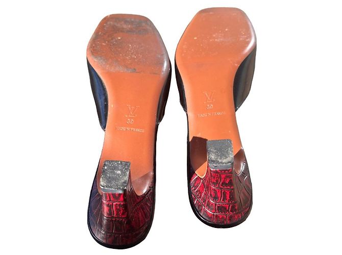 Louis Vuitton Maultiere Bordeaux Dunkelviolett - Ansicht 5