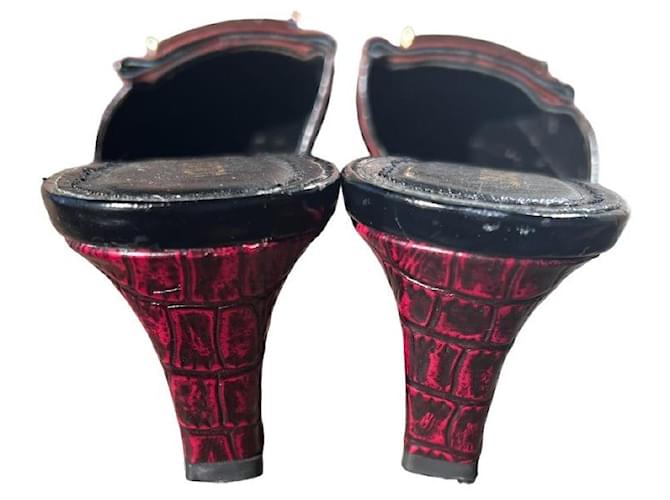 Louis Vuitton Maultiere Bordeaux Dunkelviolett - Ansicht 6