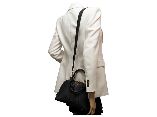 Sac LOUIS VUITTON Alma BB en Cuir Noir - 101706 - vue 12