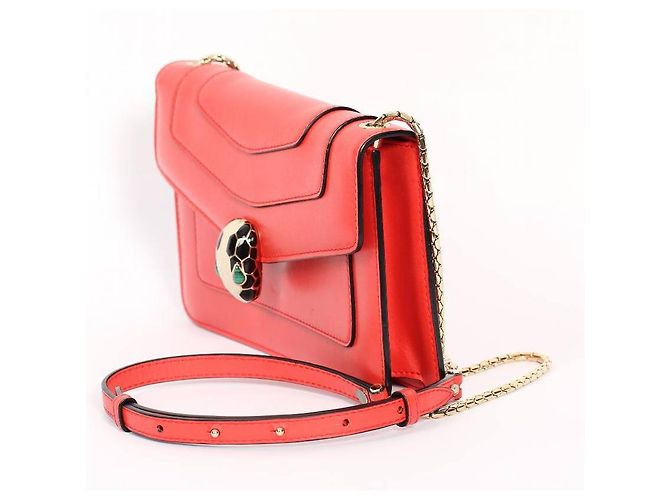 Bulgari Borsa BVLGARI Serpenti rossa Corallo - vista 2