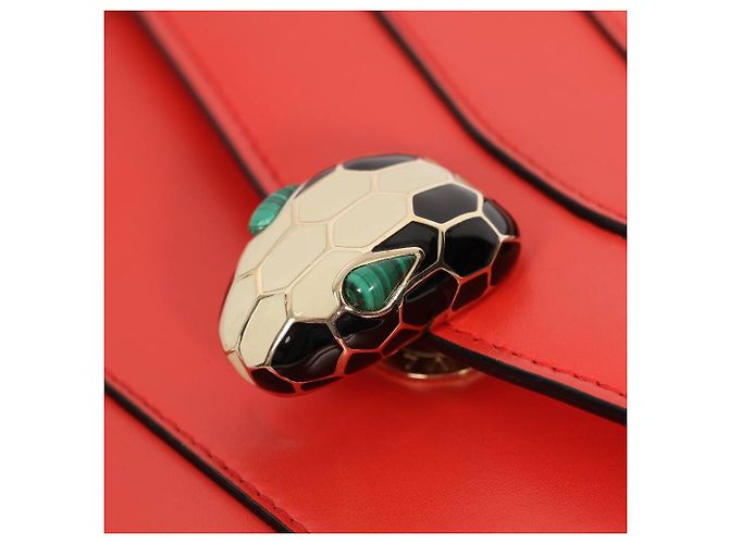 Bulgari Borsa BVLGARI Serpenti rossa Corallo - vista 6