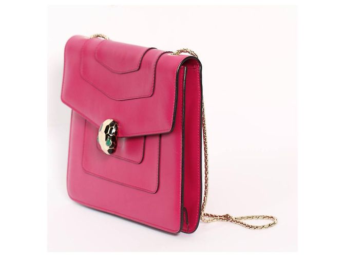 Bulgari Borsa BVLGARI Serpenti fucsia Fuschia - vista 2