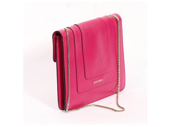 Bulgari Borsa BVLGARI Serpenti fucsia Fuschia - vista 4