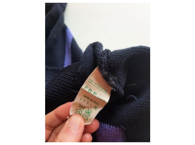 Gianni Versace Strickwaren Vintage Herren Wollpullover 80S 90S Schwarz Mehrfarben - Ansicht 13