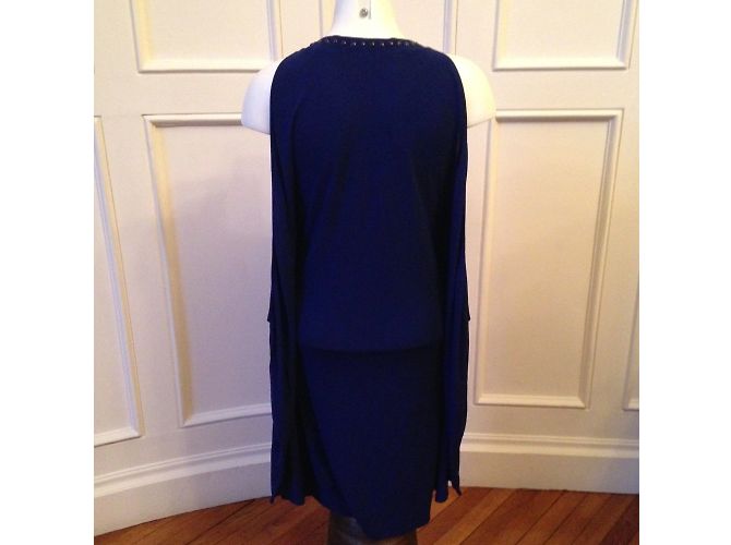 BARBARA BUI Kleider T.FR 38 Synthetisch Blau - Ansicht 2