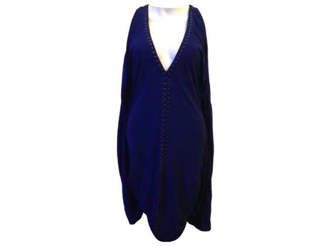 BARBARA BUI Kleider T.FR 38 Synthetisch Blau - Ansicht 6