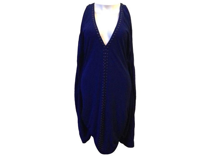 BARBARA BUI Kleider T.FR 38 Synthetisch Blau - Ansicht 7