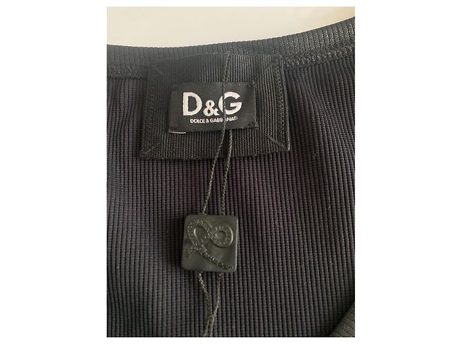 Top sin mangas negro brillante Dolce & Gabbana - vista 10