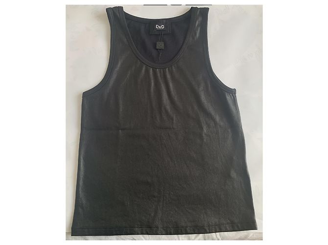 Top sin mangas negro brillante Dolce & Gabbana - vista 2